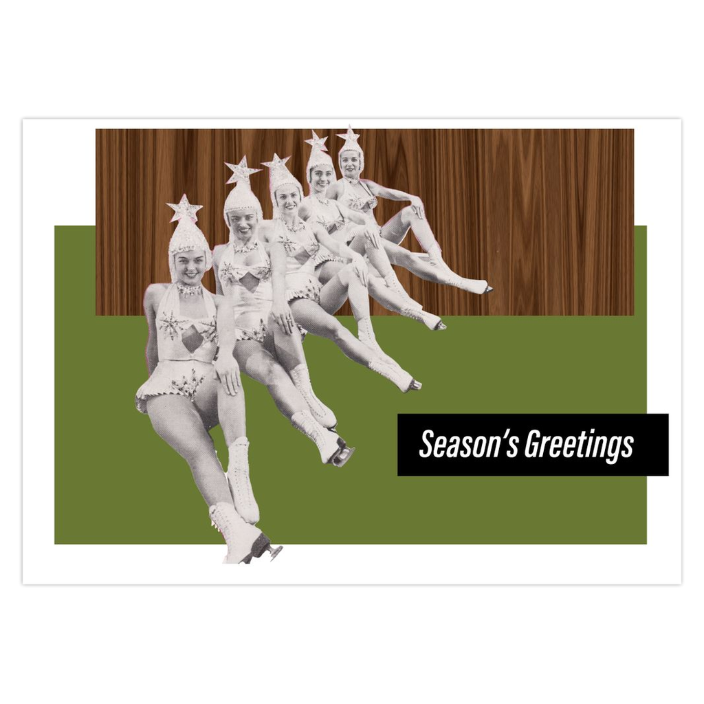 Vintage Ice Capades Season's Greetings Cards