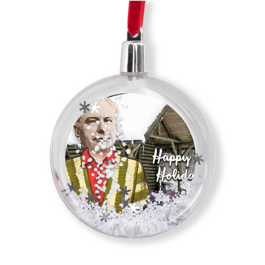 L. Ron Hubbard Snowglobe ornament