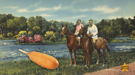 FREE DOWNLOAD Bucolic Country Ride with Corndog Digital Background/ Wallpaper