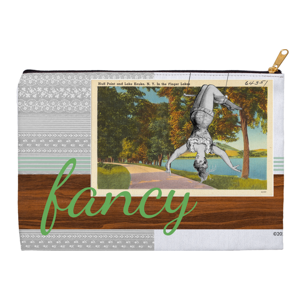 Vintage Trapeze Artist Fancy Accessory Pouch