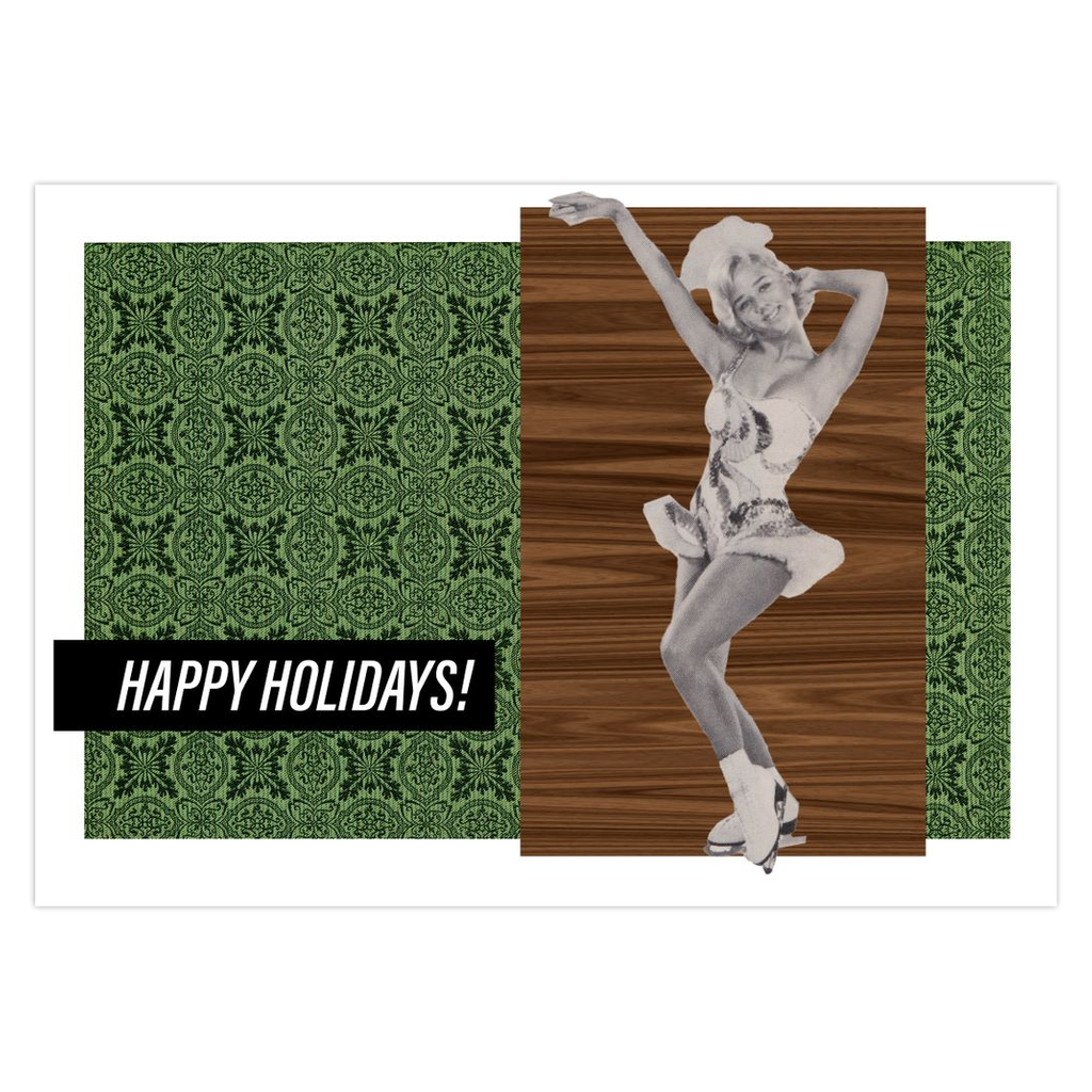 Vintage Happy Holidays Ice Capades Cards