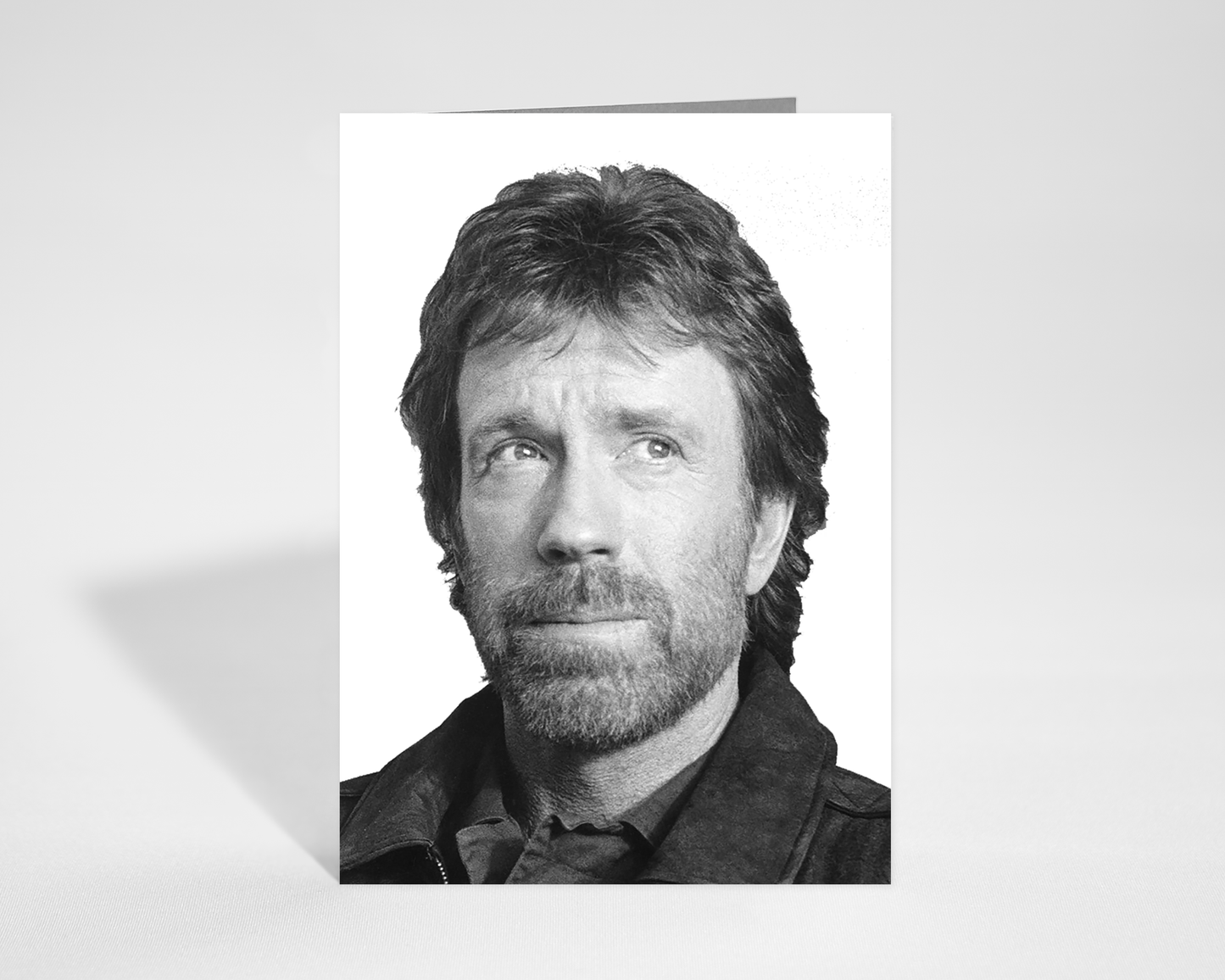 Chuck Norris blank greeting cards