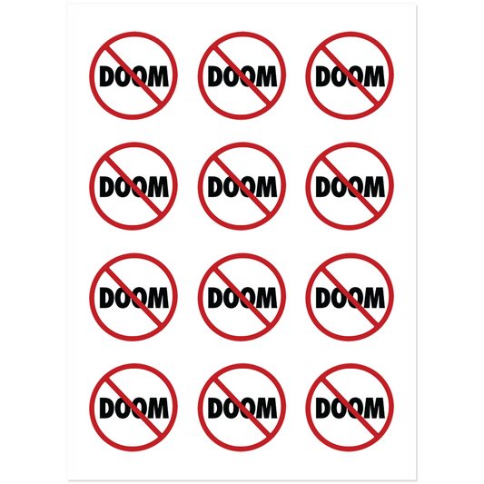 No Doom Stickers