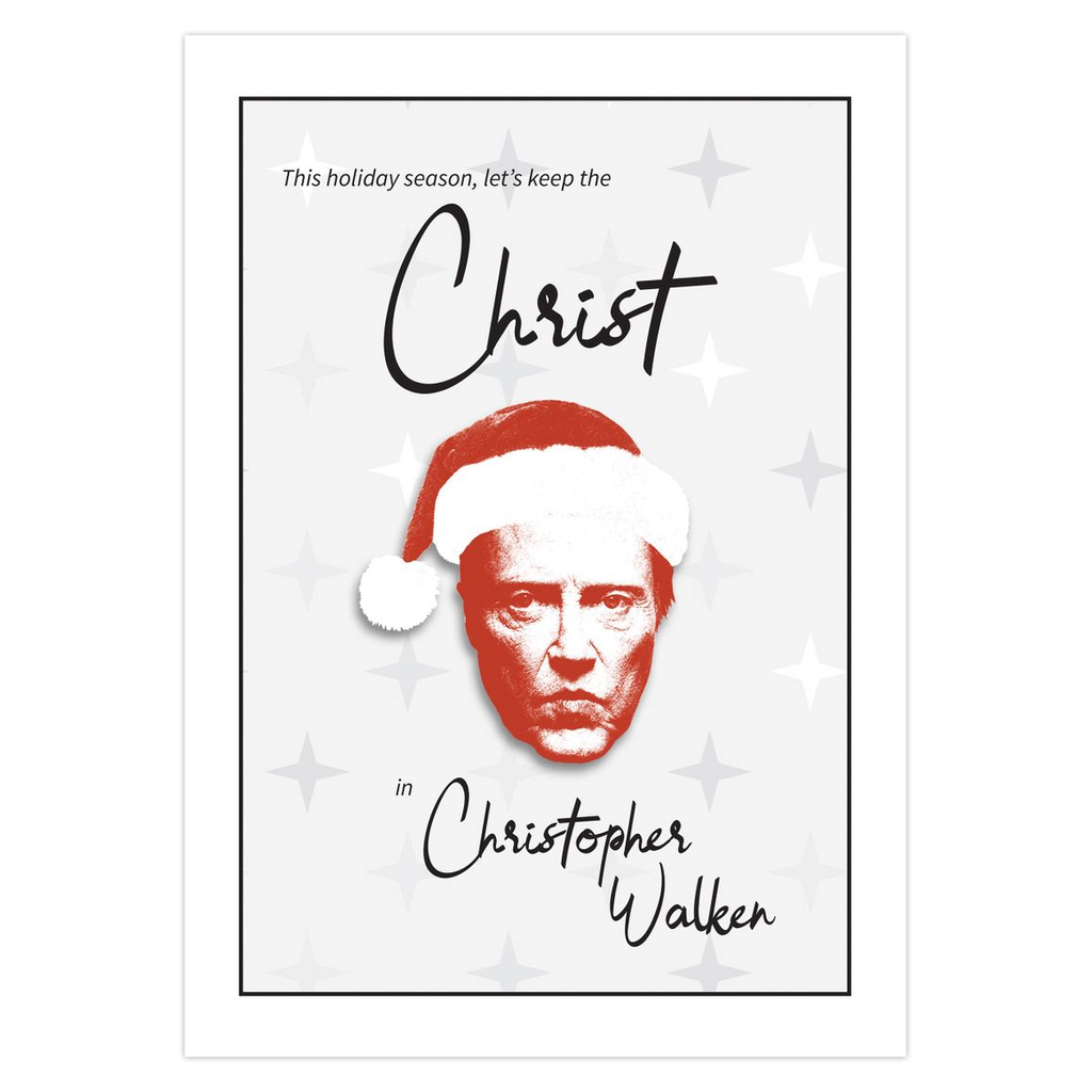 Keep Christ in Christopher Walken holiday cards