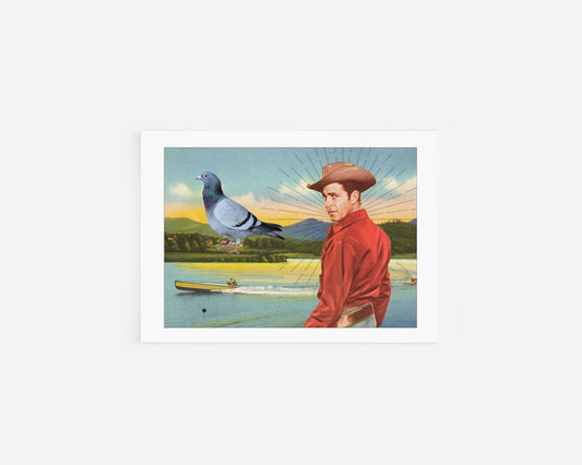 Howdy Ho Pigeon Lake Postcard