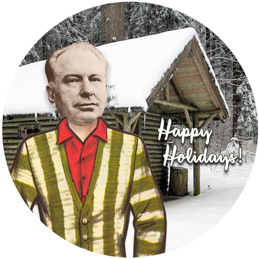 L. Ron Hubbard Snowglobe ornament