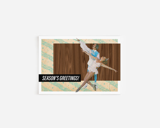 Vintage Season's Greetings Ice Capades Postcards