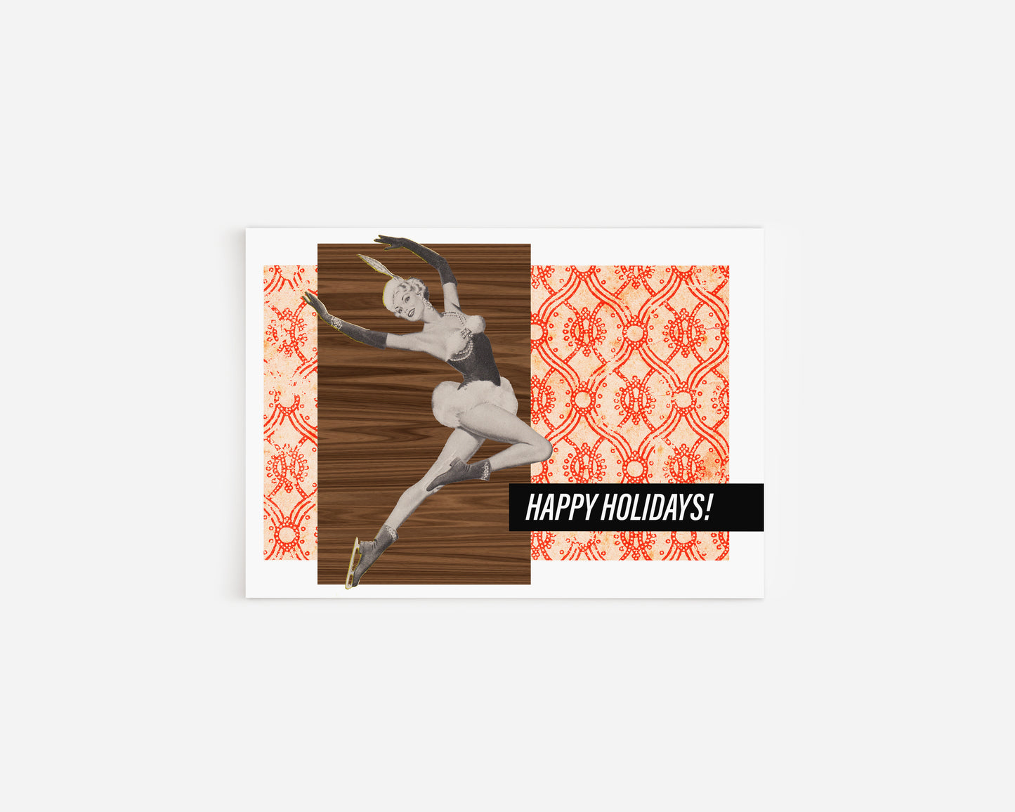 Vintage Happy Holidays Ice Capades Postcards