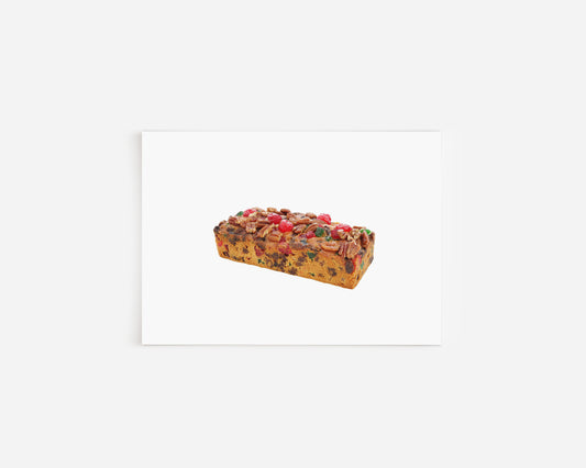 Holiday Fruitcake postcard