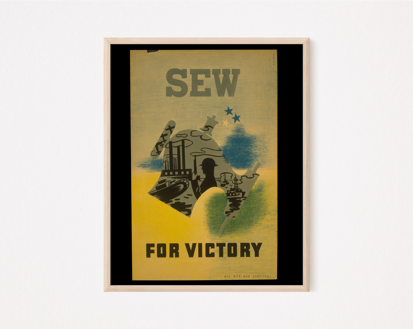 Sew For Victory vintage print