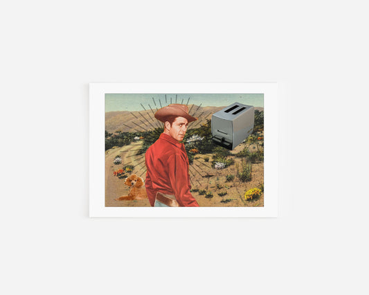 Howdy Ho Desert Toaster Postcard