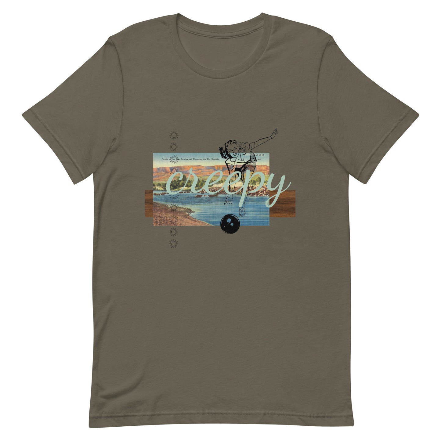 Vintage Rio Grande Postcard Unisex t-shirt