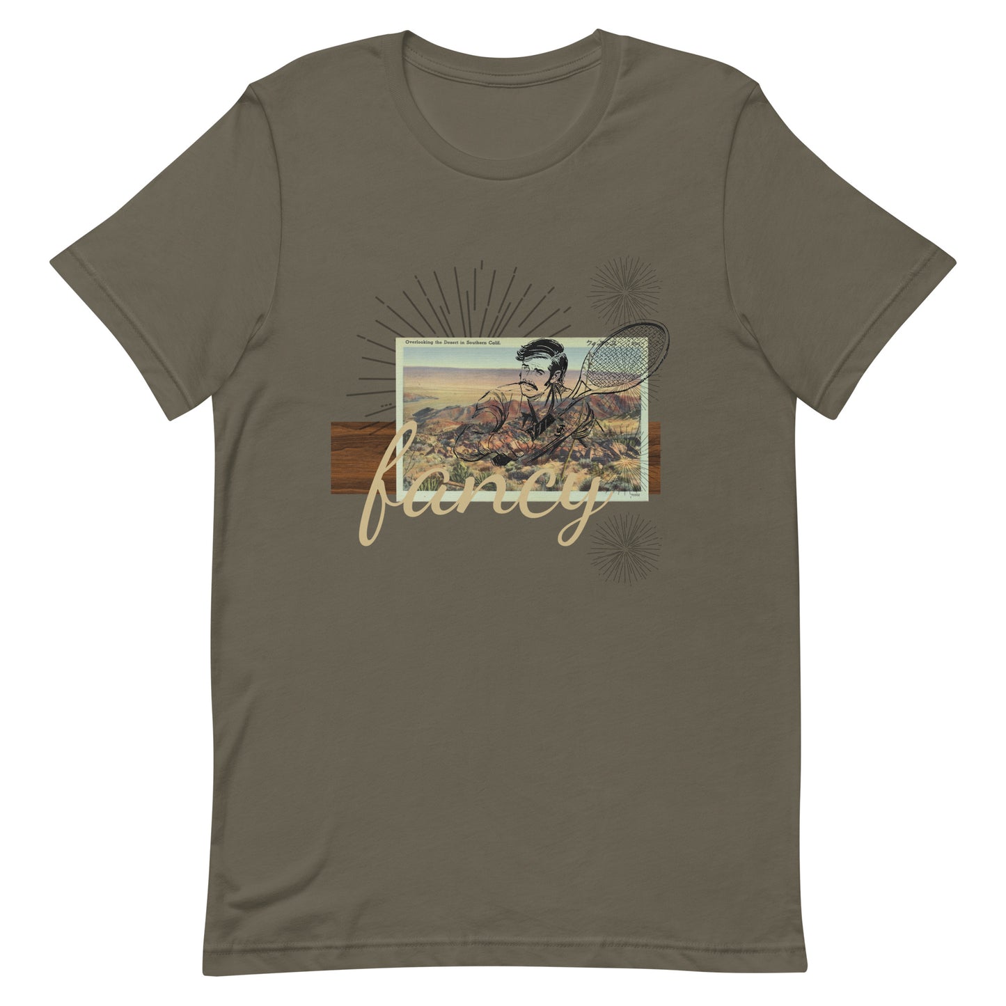 Vintage Postcard Fancy Desert Unisex t-shirt