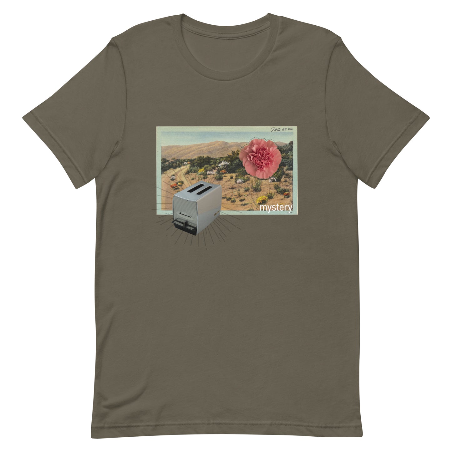 Mystery Vintage Postcard t-shirt