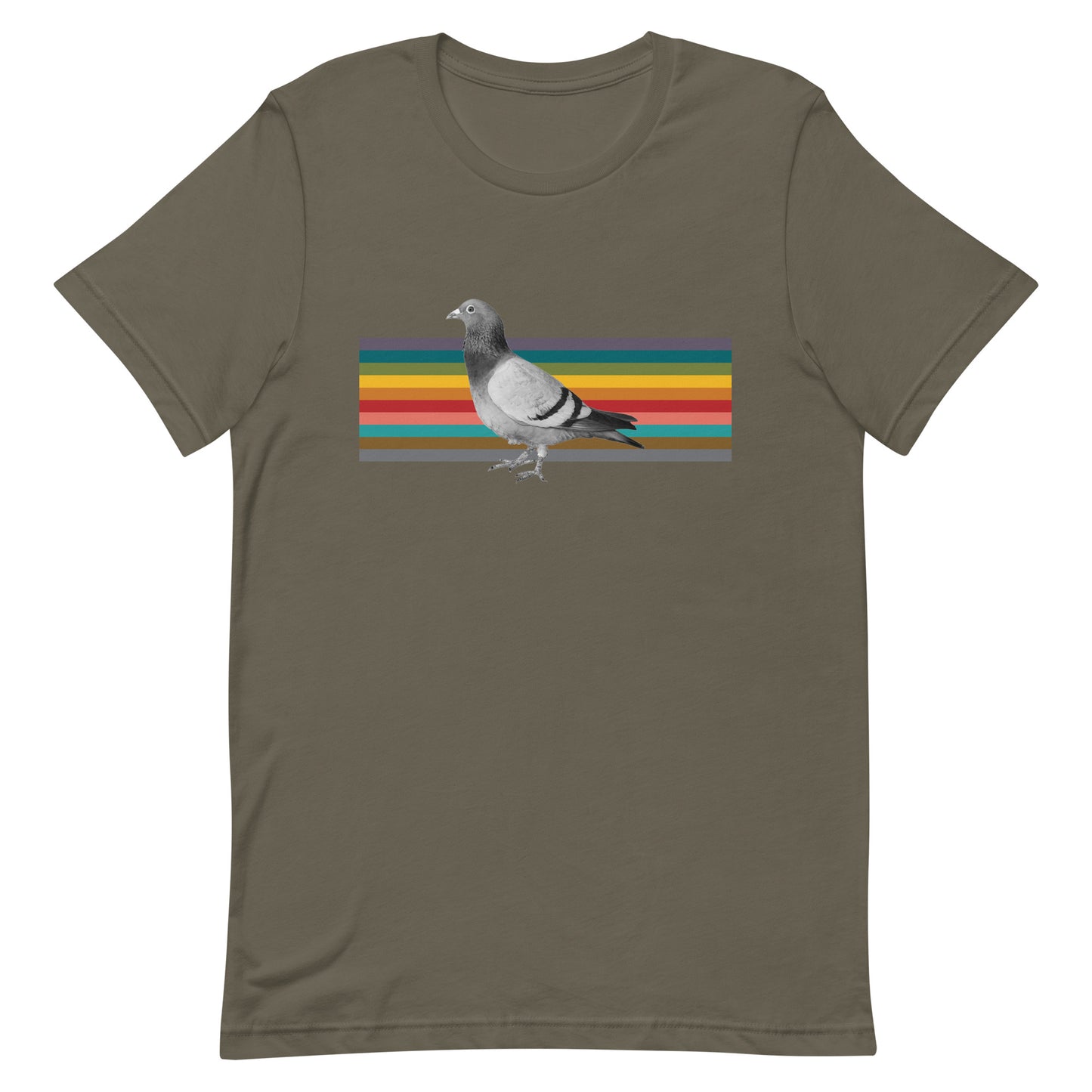 Pride Stripe Pigeon t-shirt