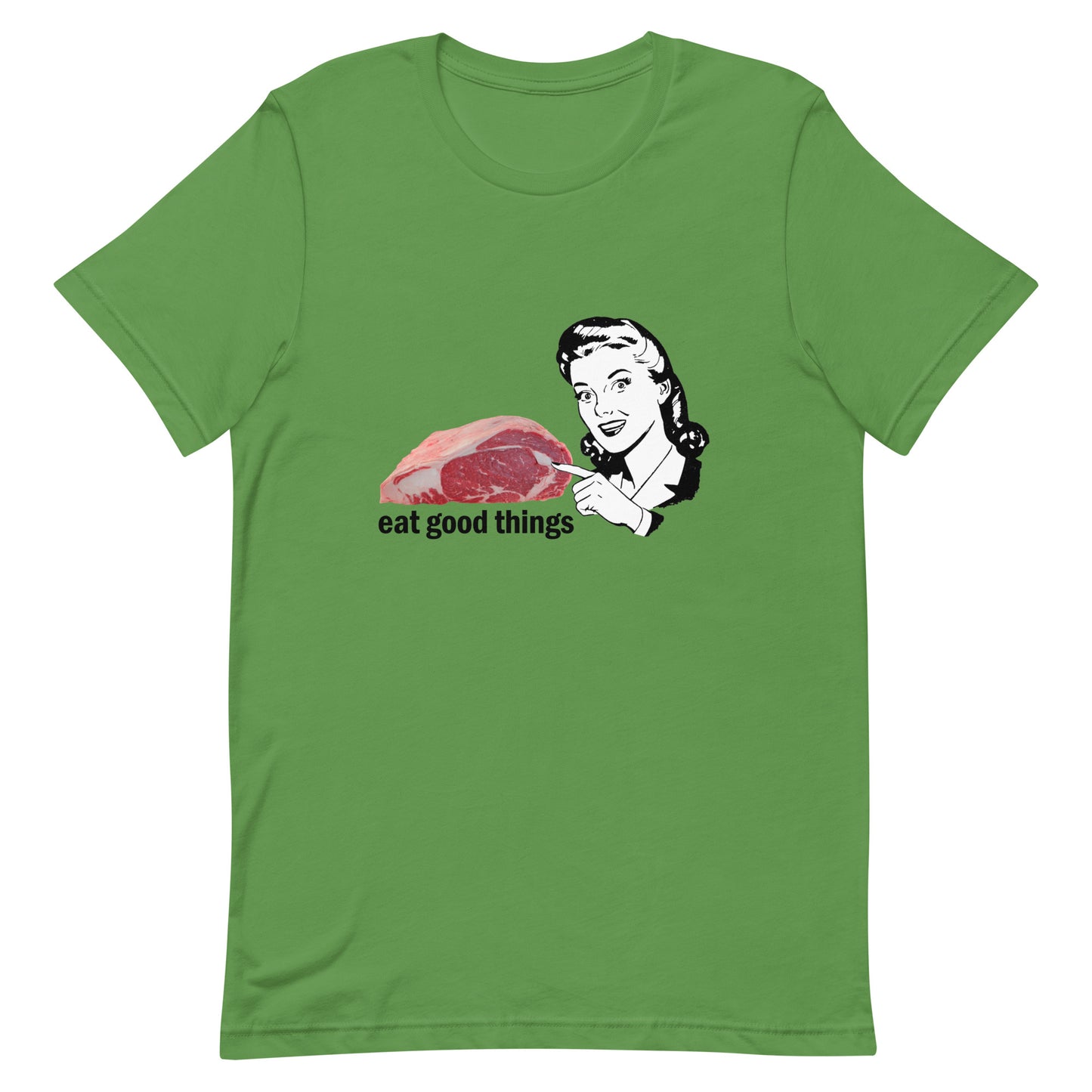 Eat Good Things Retro Unisex t-shirt