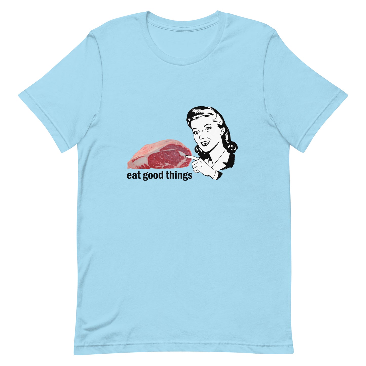 Eat Good Things Retro Unisex t-shirt