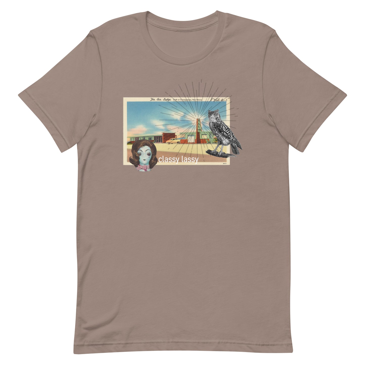 Classy Lassy Vintage Postcard t-shirt