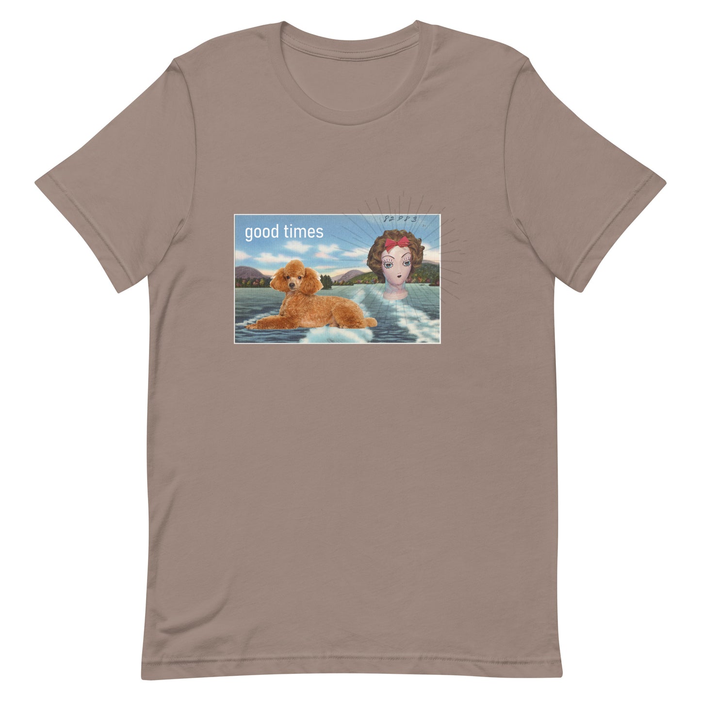 Good Times Vintage Postcard t-shirt