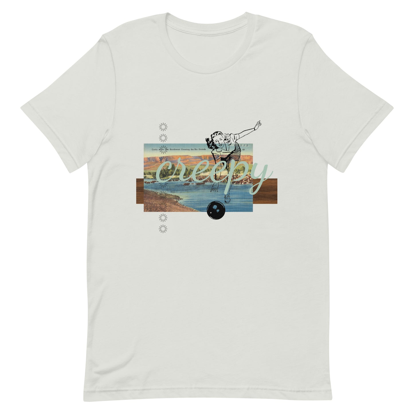 Vintage Rio Grande Postcard Unisex t-shirt