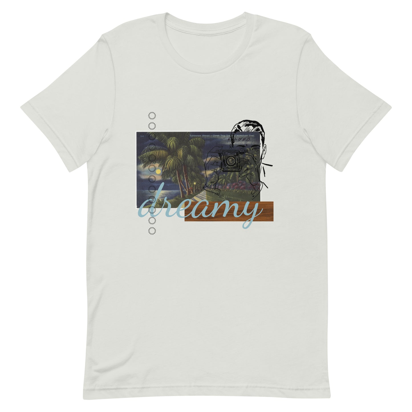 Vintage Tropical Postcard Unisex t-shirt