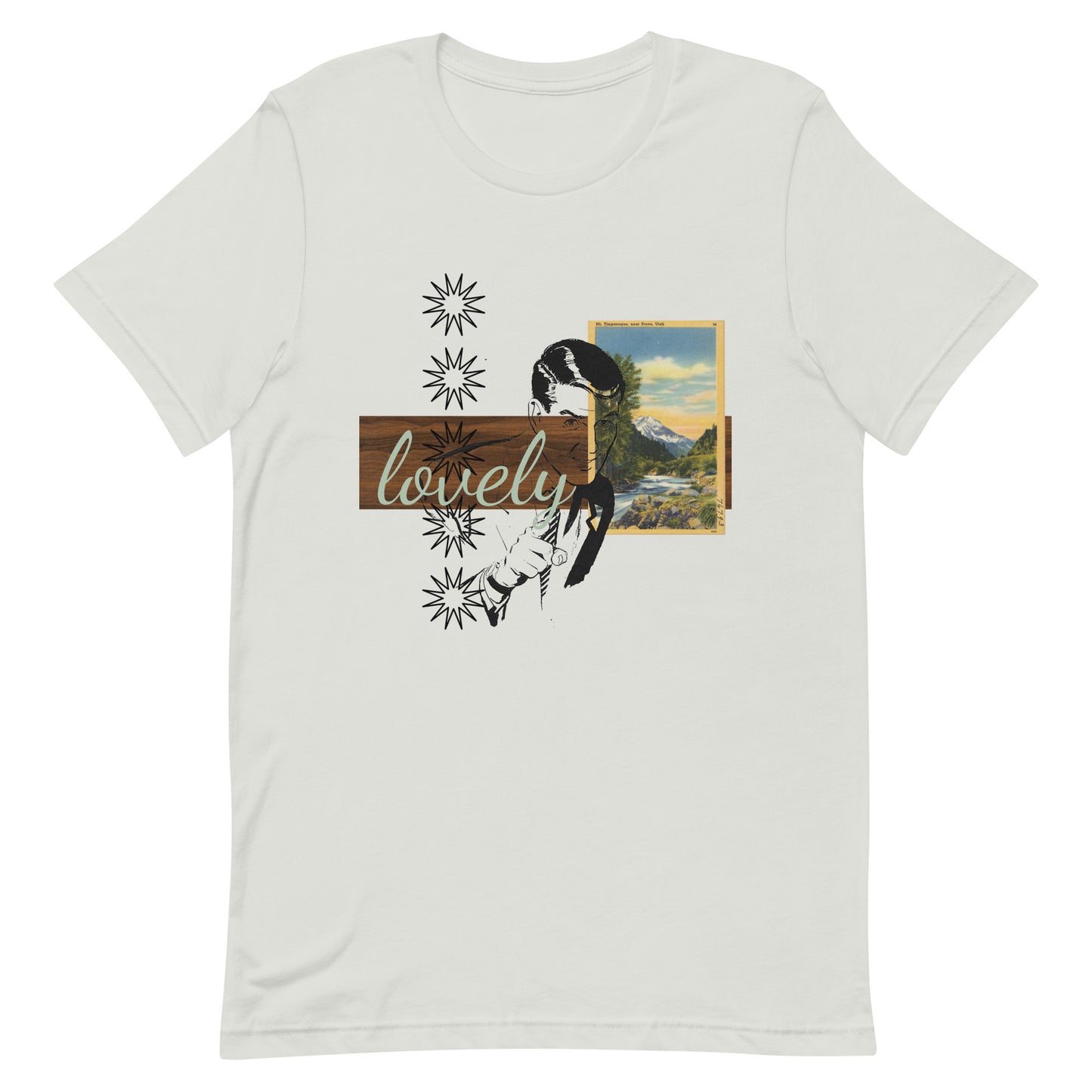 Vintage Lovely Postcard Unisex t-shirt