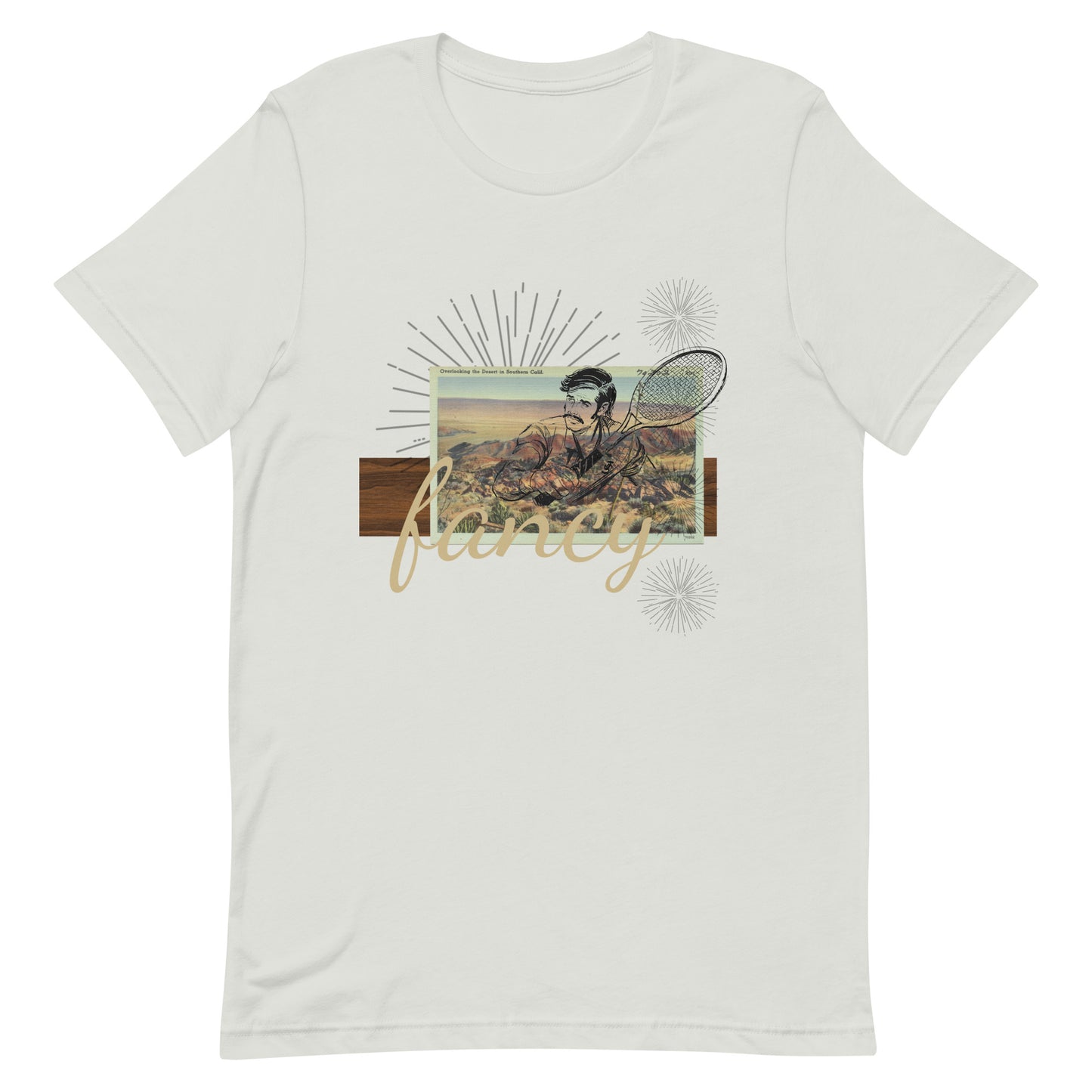 Vintage Postcard Fancy Desert Unisex t-shirt