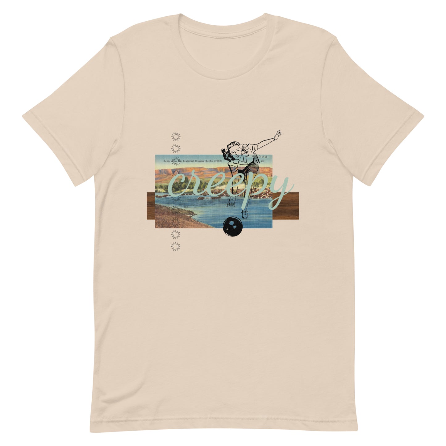 Vintage Rio Grande Postcard Unisex t-shirt