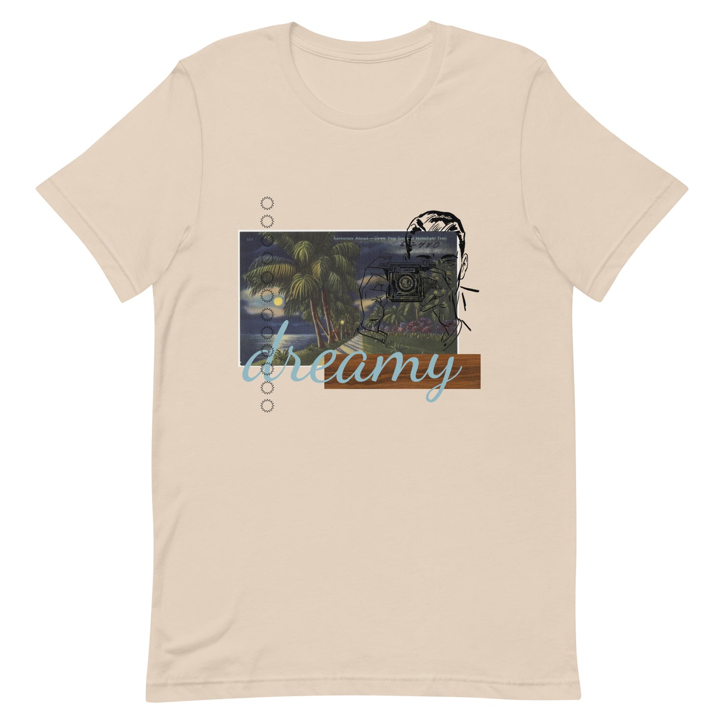 Vintage Tropical Postcard Unisex t-shirt