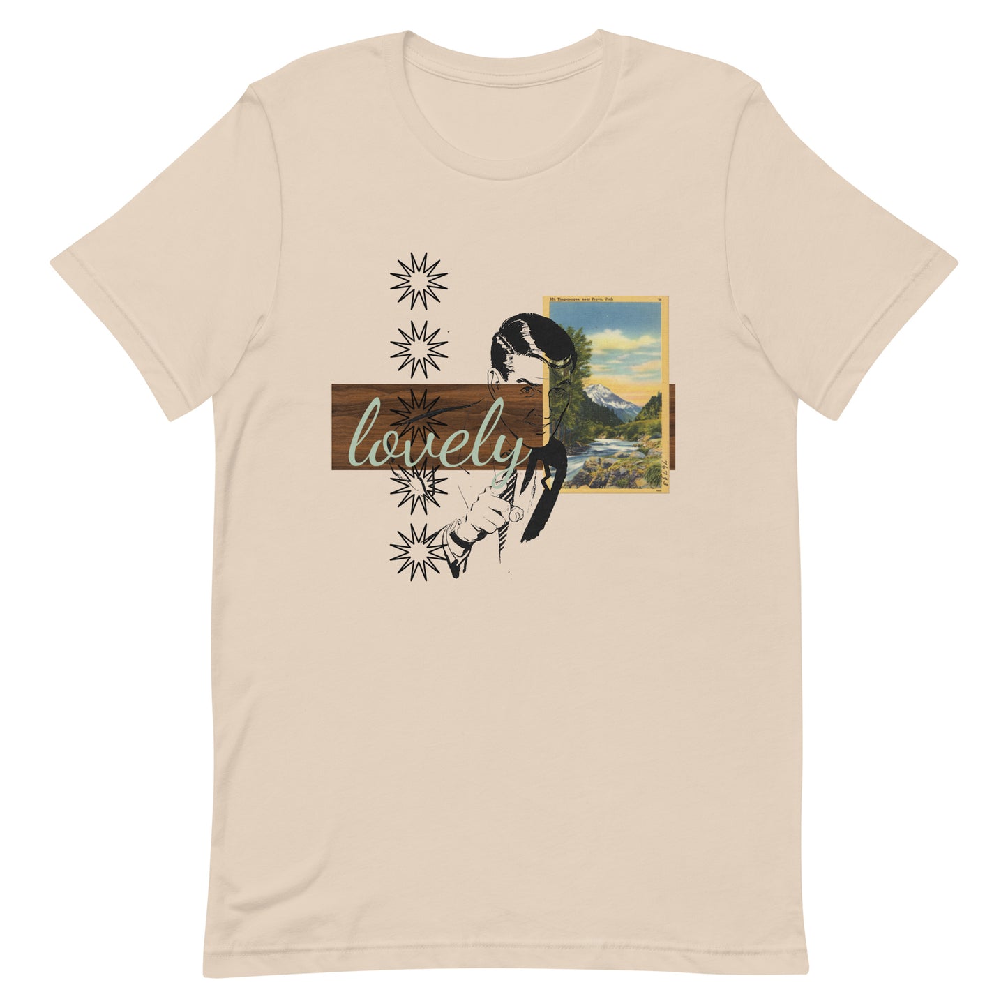 Vintage Lovely Postcard Unisex t-shirt