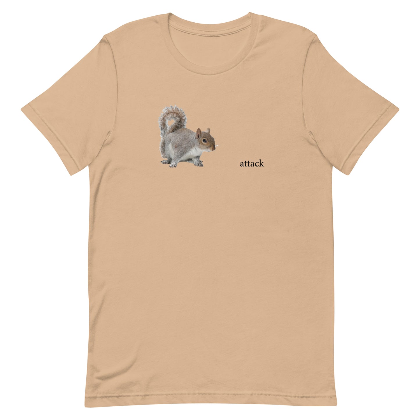 Attack Squirrel unisex t-shirt