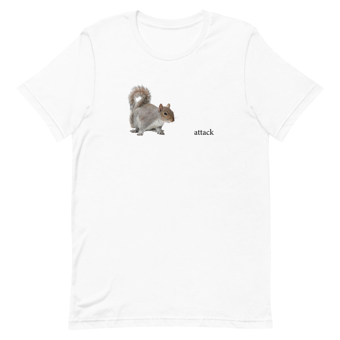 Attack Squirrel unisex t-shirt