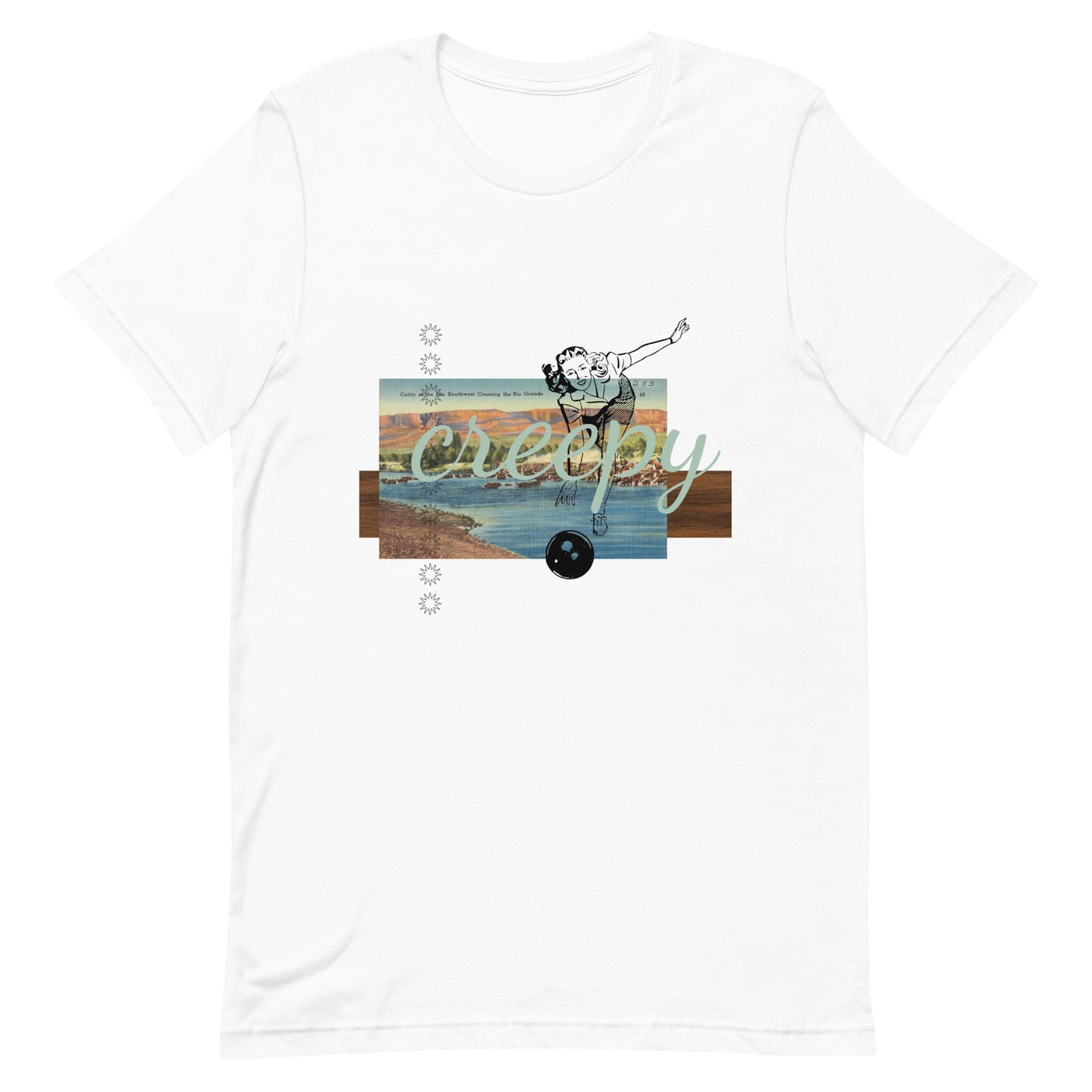 Vintage Rio Grande Postcard Unisex t-shirt