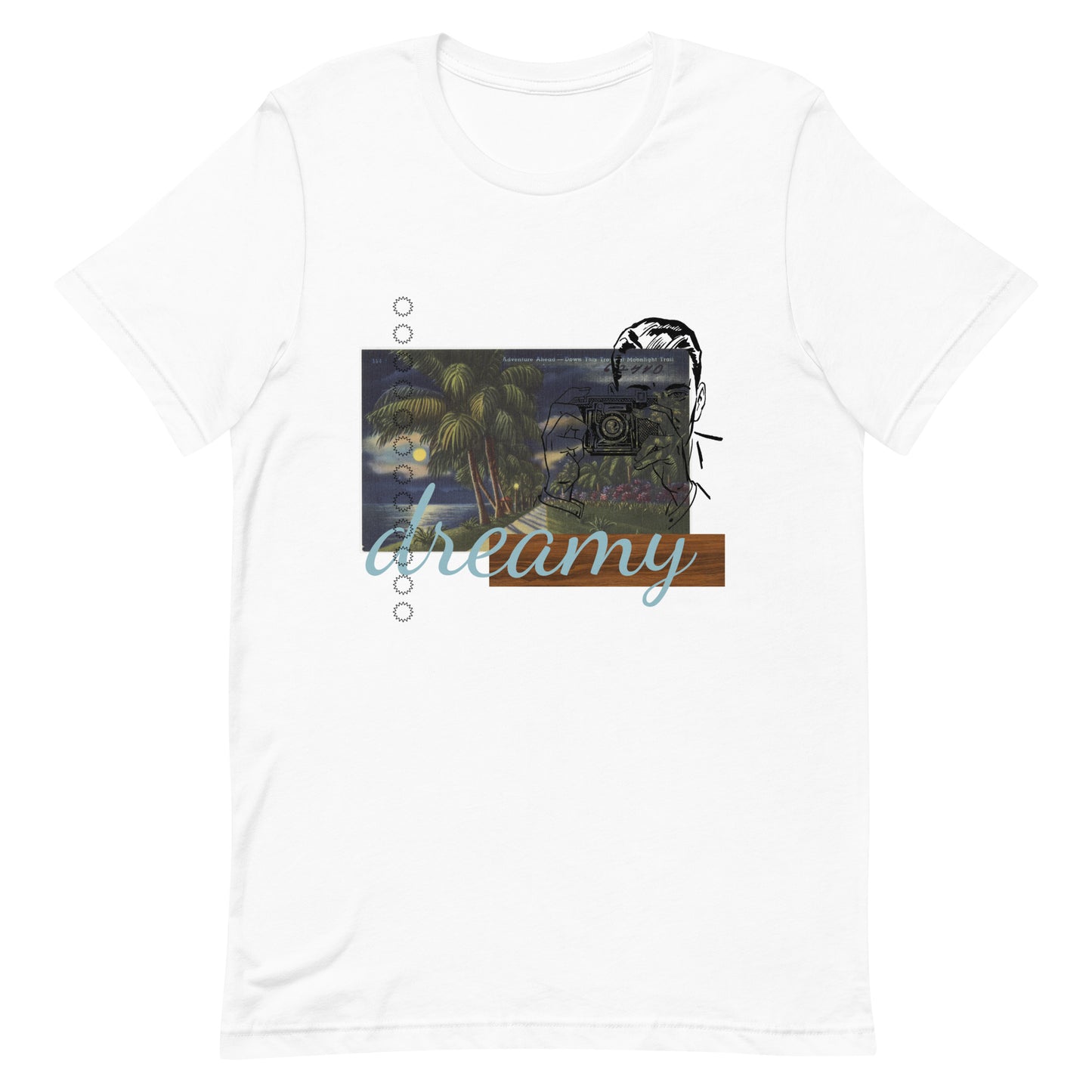 Vintage Tropical Postcard Unisex t-shirt