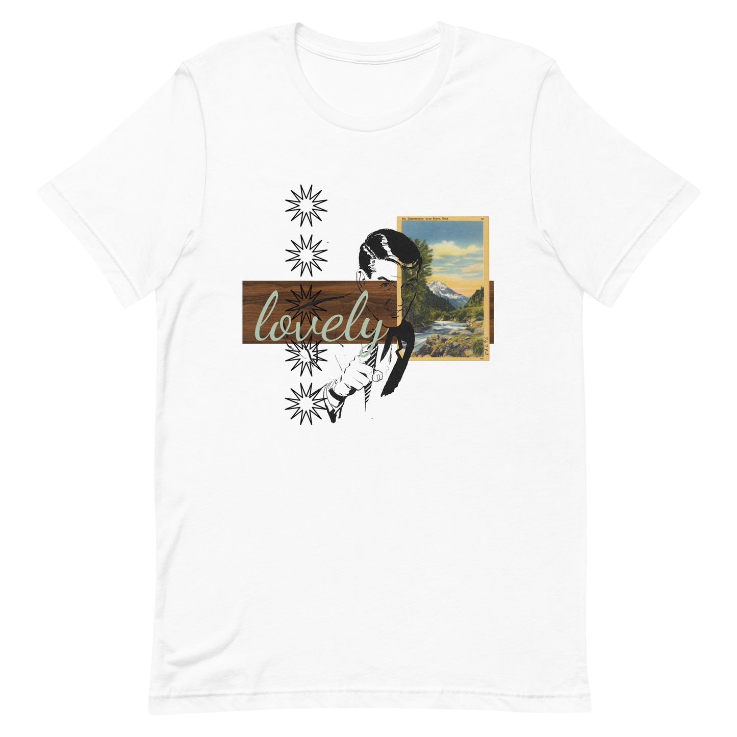 Vintage Lovely Postcard Unisex t-shirt