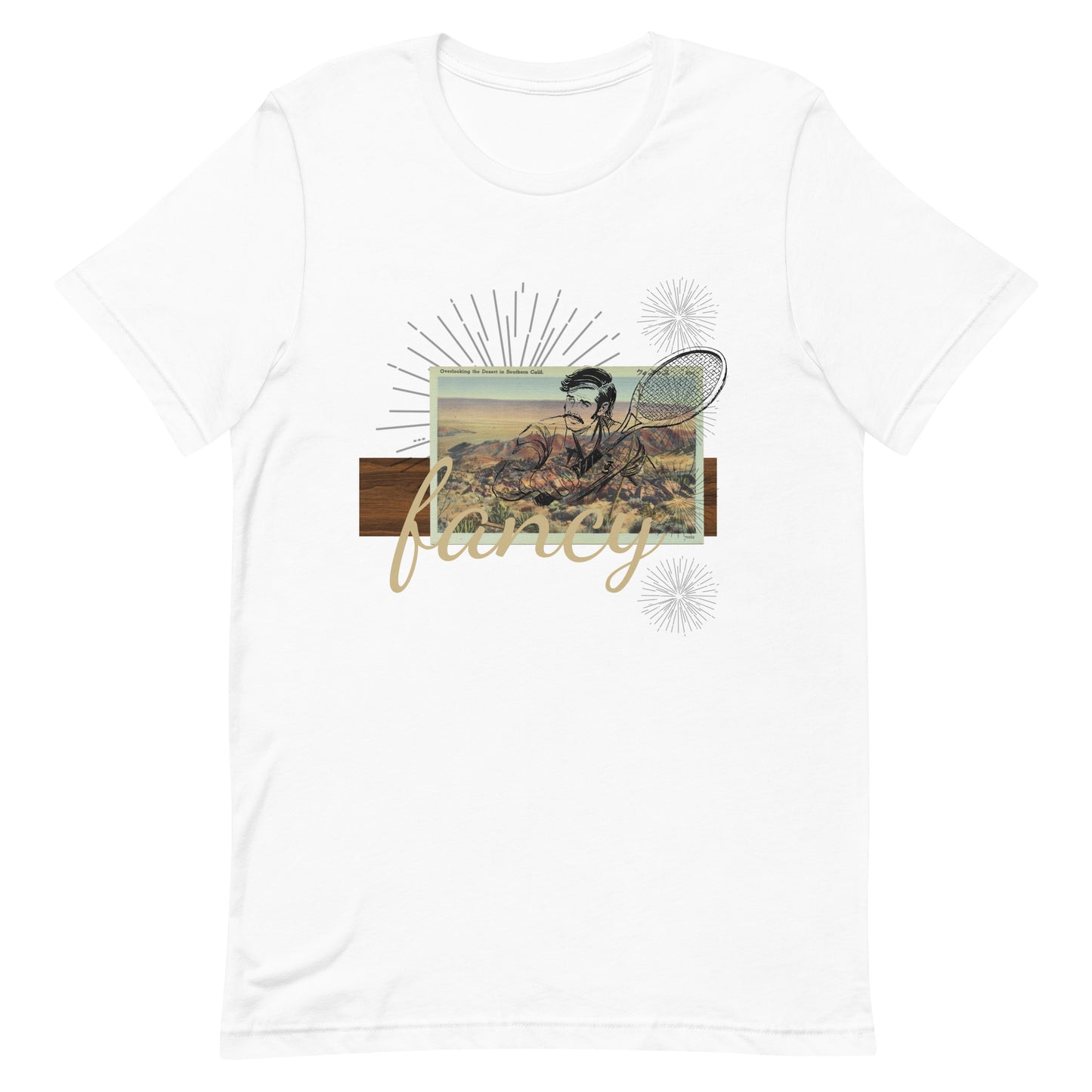 Vintage Postcard Fancy Desert Unisex t-shirt