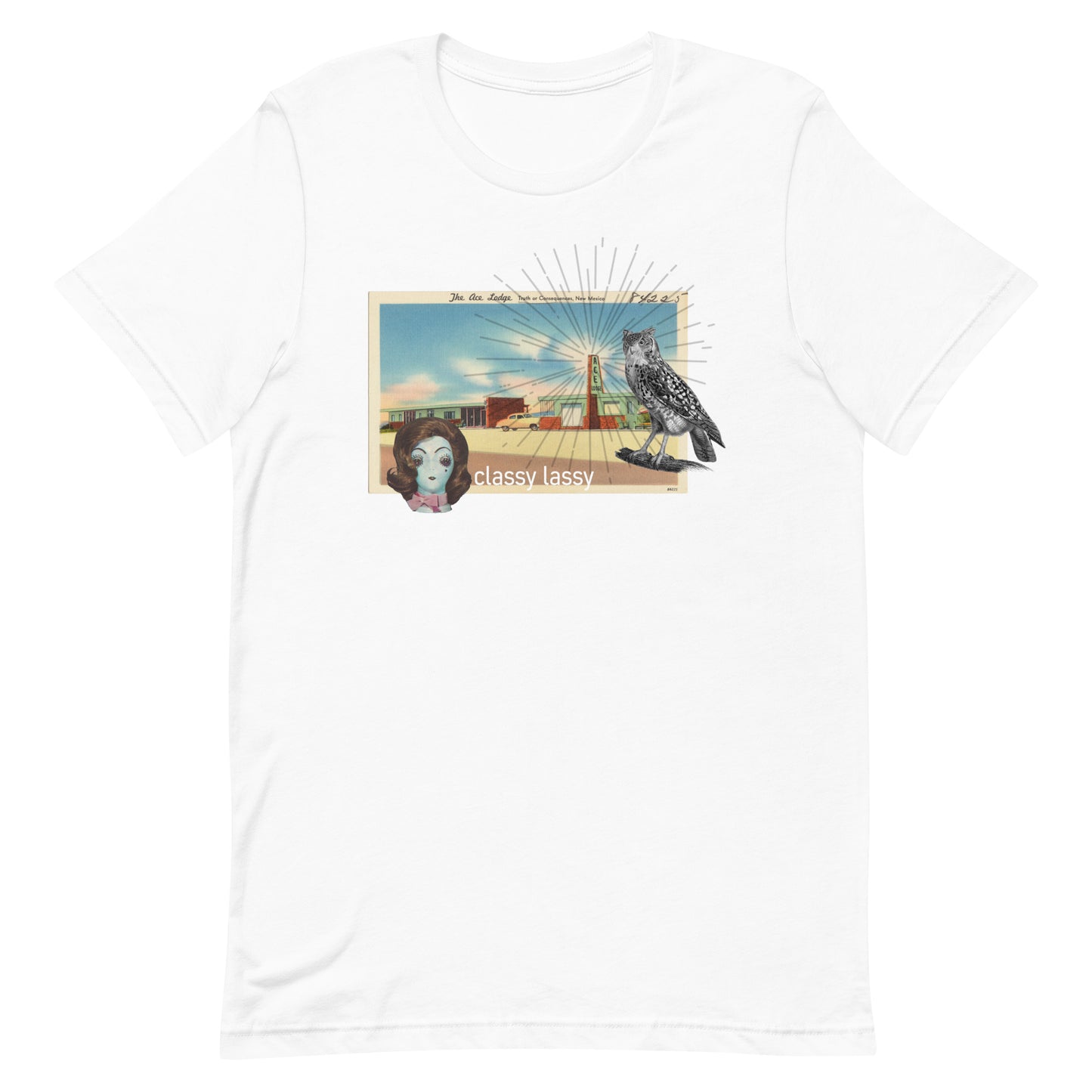 Classy Lassy Vintage Postcard t-shirt