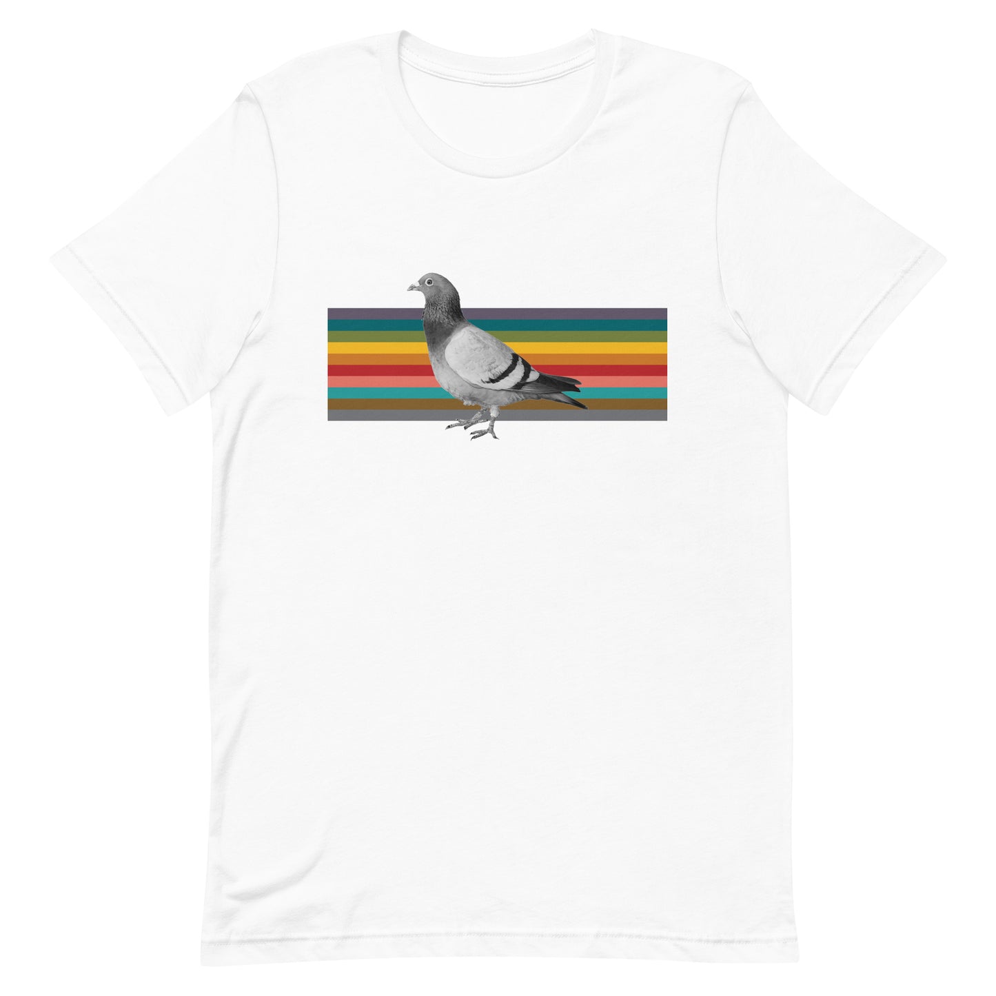 Pride Stripe Pigeon t-shirt