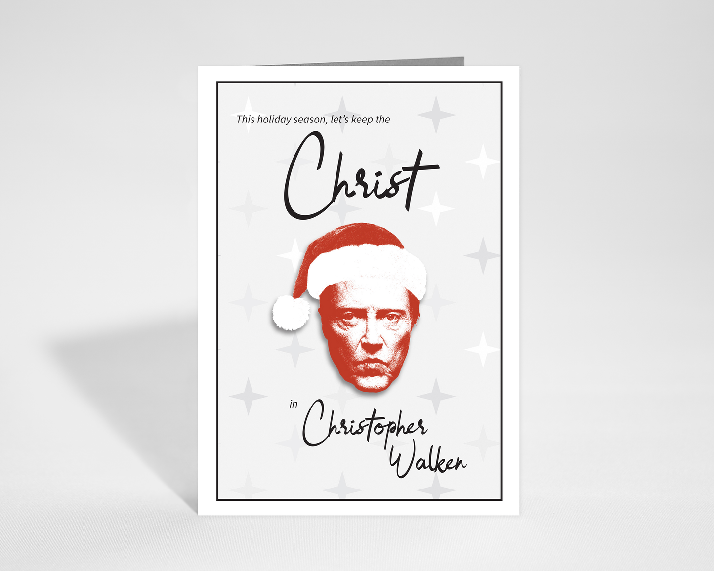 Keep Christ in Christopher Walken holiday cards