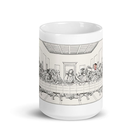 Pee Wee Herman Last Supper coffee mug