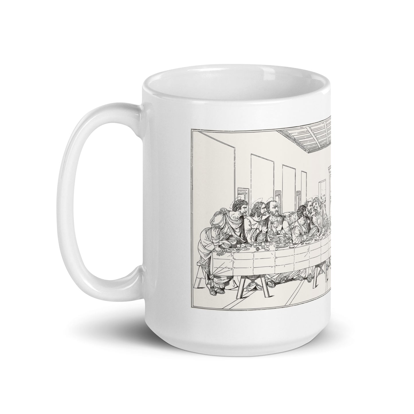 Pee Wee Herman Last Supper coffee mug