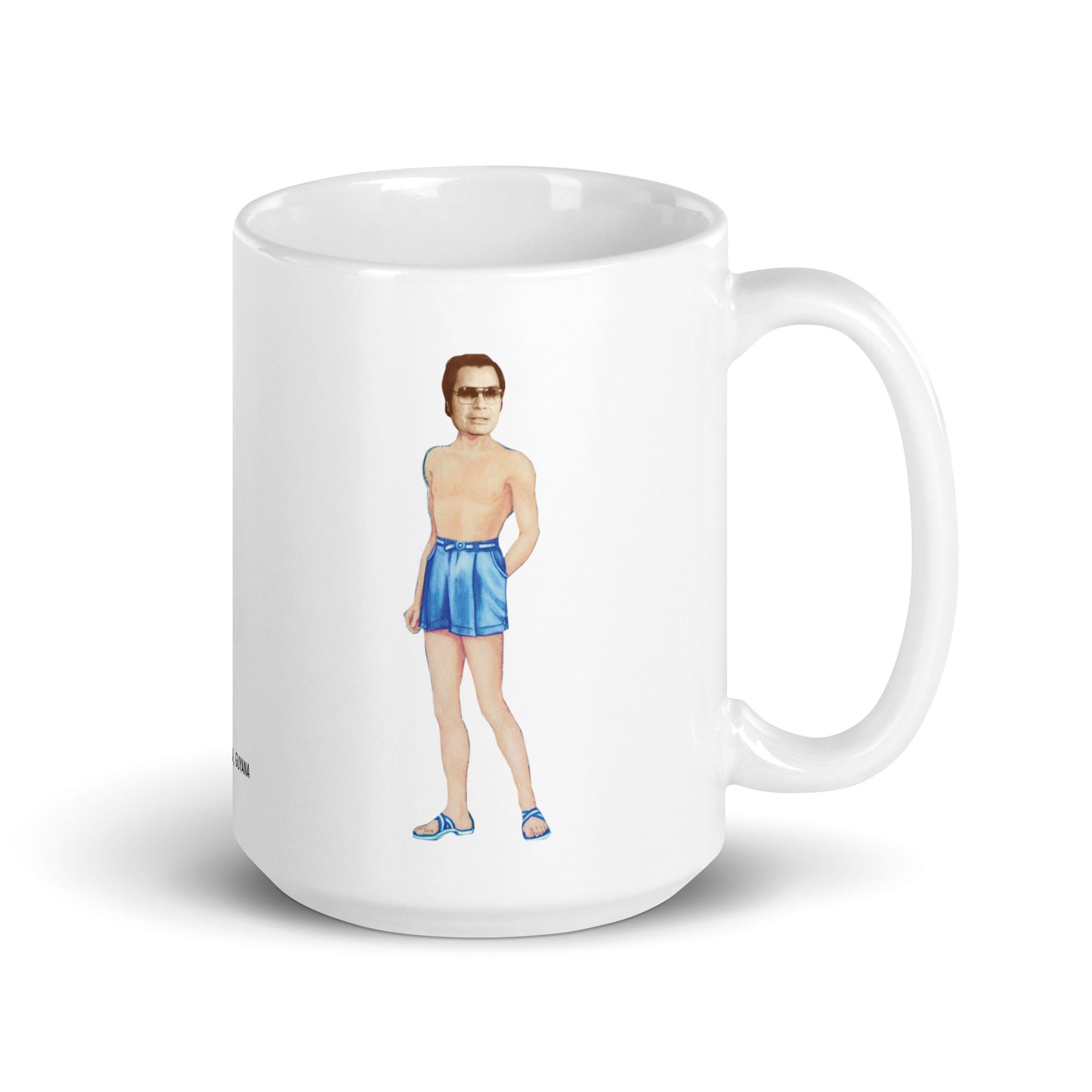 Jim Jones Paper Doll Dress Up coffee mug