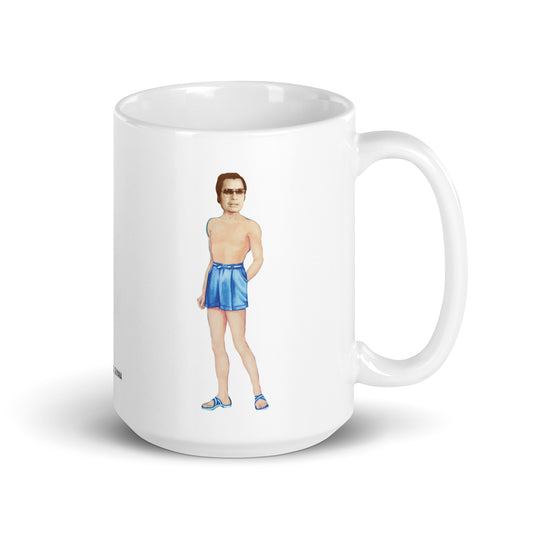 Jim Jones Paper Doll Dress Up coffee mug